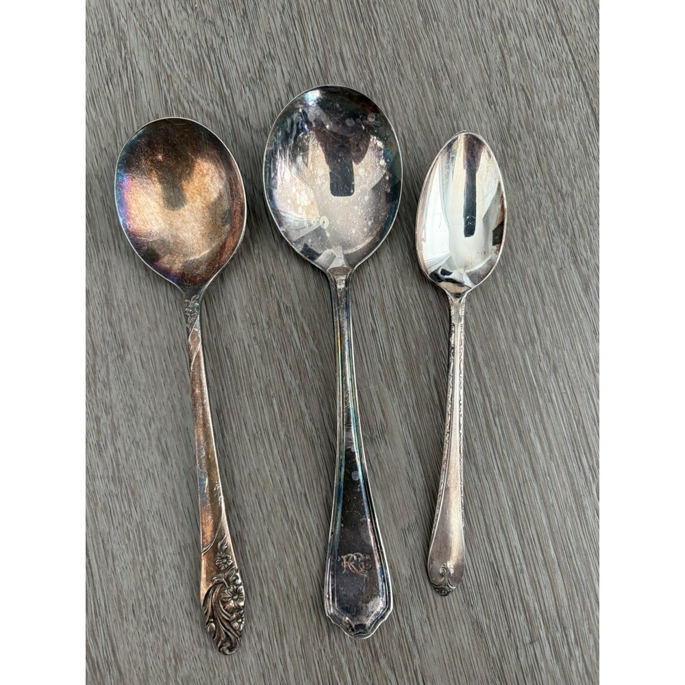 Silver plated spoons
